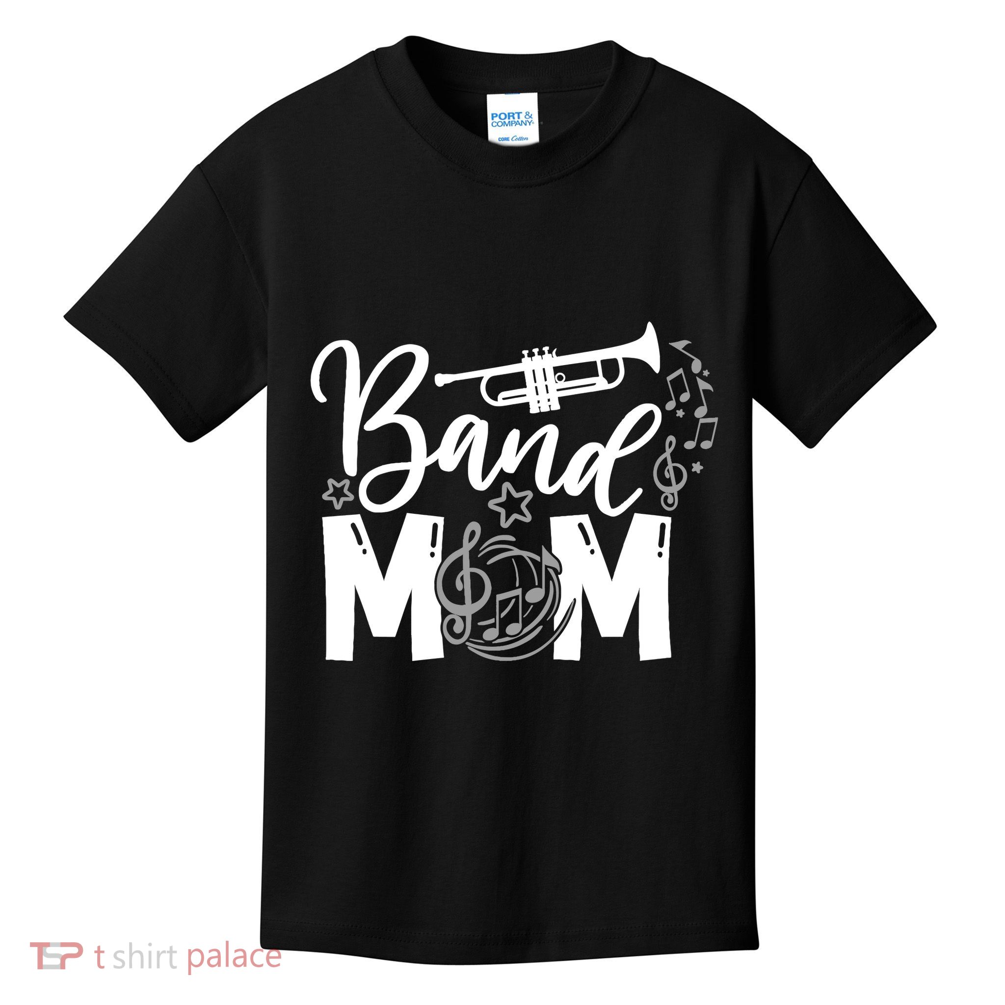 Band Mom Proud Band Mom Musical Marching Band Trumpet Kids T-Shirt