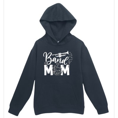 Band Mom Proud Band Mom Musical Marching Band Trumpet Urban Pullover Hoodie