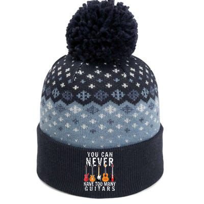 Bass Musician Pick You Can Never Have Too Many Guitars The Baniff Cuffed Pom Beanie