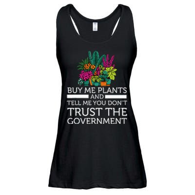 Buy Me Plants And Tell Me You Don't Trust The Government Ladies Essential Flowy Tank