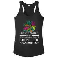 Buy Me Plants And Tell Me You Don't Trust The Government Ladies PosiCharge Competitor Racerback Tank