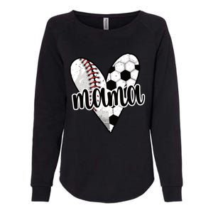 Baller Mama Proud Soccer Baseball Player Mom Great Gift Womens California Wash Sweatshirt