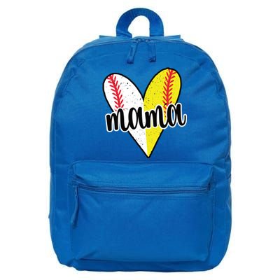 Baller Mama Proud Softball Baseball Player Ball Mom Meaningful Gift 16 in Basic Backpack