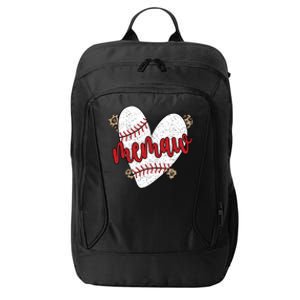 Baseball Memaw Proud Baseball Player Memaw Funny Gift City Backpack