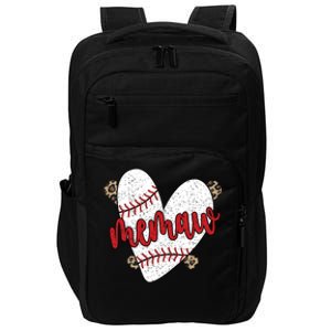 Baseball Memaw Proud Baseball Player Memaw Funny Gift Impact Tech Backpack