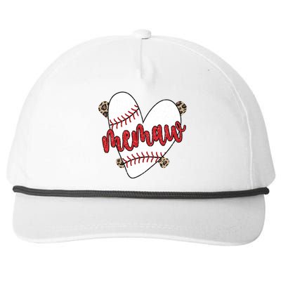 Baseball Memaw Proud Baseball Player Memaw Funny Gift Snapback Five-Panel Rope Hat