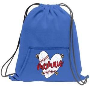 Baseball Memaw Proud Baseball Player Memaw Funny Gift Sweatshirt Cinch Pack Bag