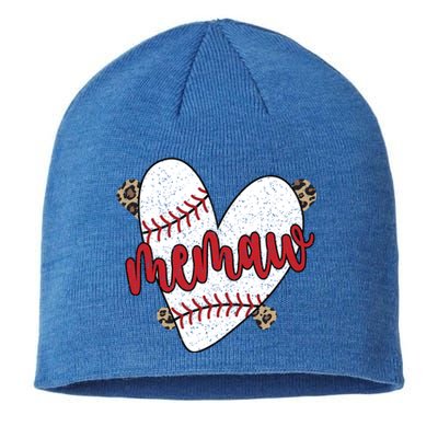 Baseball Memaw Proud Baseball Player Memaw Funny Gift Sustainable Beanie