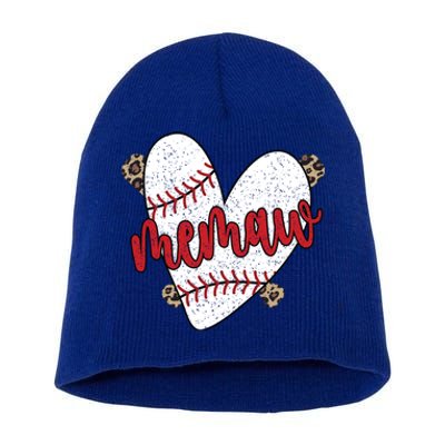 Baseball Memaw Proud Baseball Player Memaw Funny Gift Short Acrylic Beanie