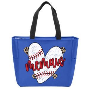 Baseball Memaw Proud Baseball Player Memaw Funny Gift Zip Tote Bag