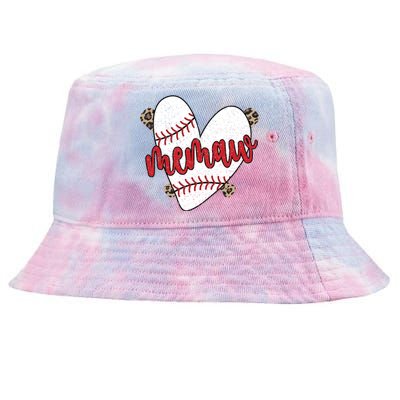 Baseball Memaw Proud Baseball Player Memaw Funny Gift Tie-Dyed Bucket Hat