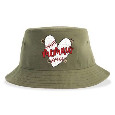 Baseball Memaw Proud Baseball Player Memaw Funny Gift Sustainable Bucket Hat