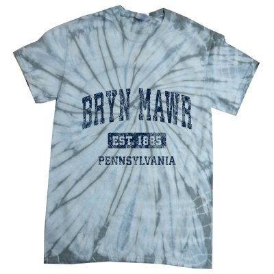 Bryn Mawr Pennsylvania Pa Vintage Athletic Sports Design Tie-Dye T-Shirt