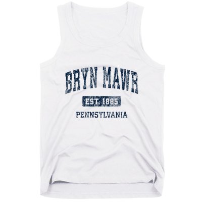 Bryn Mawr Pennsylvania Pa Vintage Athletic Sports Design Tank Top