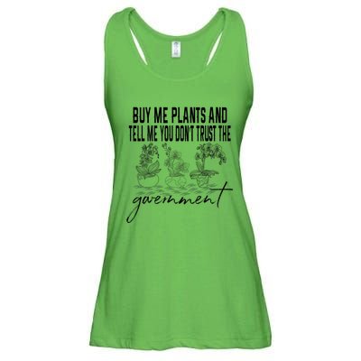 Buy Me Plants And Tell Me You Don't Trust The Government Ladies Essential Flowy Tank