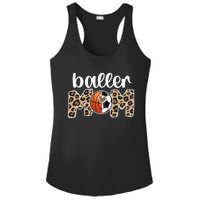 Baller Mom Proud Basketball Soccer Player Mother Ladies PosiCharge Competitor Racerback Tank