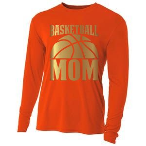 Basketball Mom Player Coach Sports Lover Graphic Funny Gift Cooling Performance Long Sleeve Crew