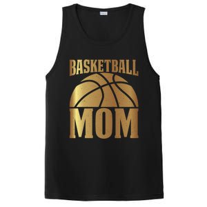 Basketball Mom Player Coach Sports Lover Graphic Funny Gift PosiCharge Competitor Tank