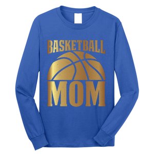 Basketball Mom Player Coach Sports Lover Graphic Funny Gift Long Sleeve Shirt