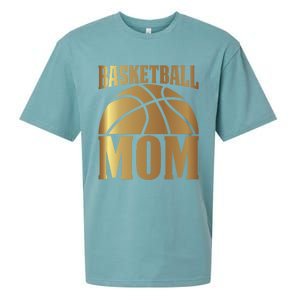 Basketball Mom Player Coach Sports Lover Graphic Funny Gift Sueded Cloud Jersey T-Shirt