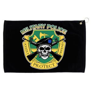 Badgiftass Military Police Skull Gift Grommeted Golf Towel