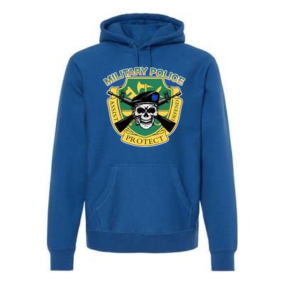 Badgiftass Military Police Skull Gift Premium Hoodie