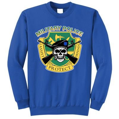 Badgiftass Military Police Skull Gift Tall Sweatshirt