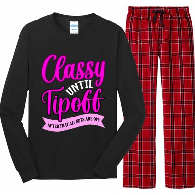 Basketball Mom Proud Player Mother Mama Ball Gift Long Sleeve Pajama Set