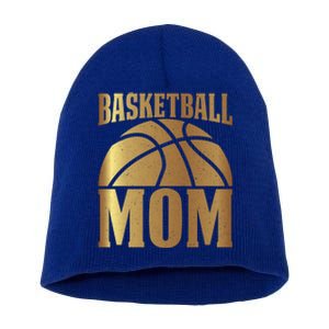 Basketball Mom Player Coach Sports Lover Graphic Funny Gift Short Acrylic Beanie