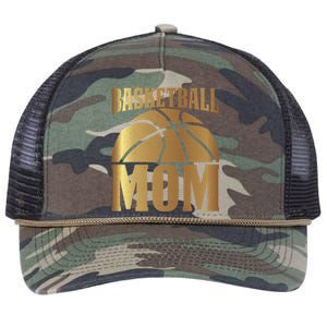 Basketball Mom Player Coach Sports Lover Graphic Funny Gift Retro Rope Trucker Hat Cap