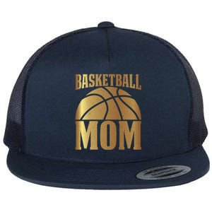 Basketball Mom Player Coach Sports Lover Graphic Funny Gift Flat Bill Trucker Hat