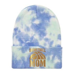 Basketball Mom Player Coach Sports Lover Graphic Funny Gift Tie Dye 12in Knit Beanie