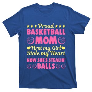 Basketball Mom Proud Mother Of Basketball Player Sport Gift T-Shirt