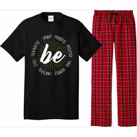 Be Motivational Quote Inspiration Positive Saying Life Slogan Pajama Set