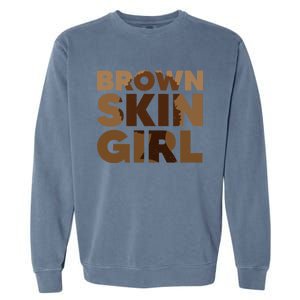 Black Melanin Queen Magic Brown Skin Juneteenth Gift Garment-Dyed Sweatshirt