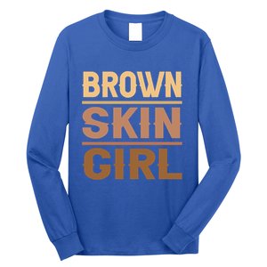 Black Melanin Queen Magic Brown Skin Juneteenth Gift Long Sleeve Shirt