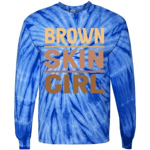 Black Melanin Queen Magic Brown Skin Juneteenth Gift Tie-Dye Long Sleeve Shirt