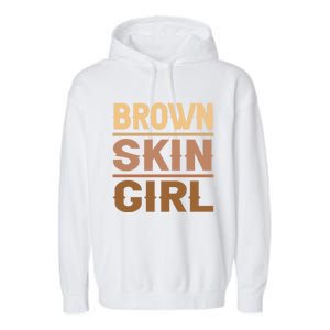 Black Melanin Queen Magic Brown Skin Juneteenth Gift Garment-Dyed Fleece Hoodie