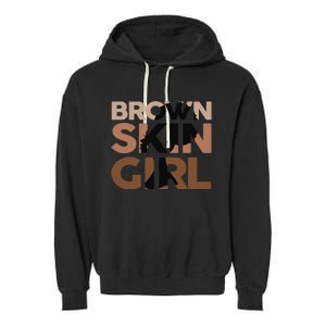 Black Melanin Queen Magic Brown Skin Girl Juneteenth Wo Garment-Dyed Fleece Hoodie