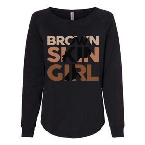 Black Melanin Queen Magic Brown Skin Girl Juneteenth Wo Womens California Wash Sweatshirt