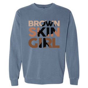 Black Melanin Queen Magic Brown Skin Girl Juneteenth Wo Garment-Dyed Sweatshirt