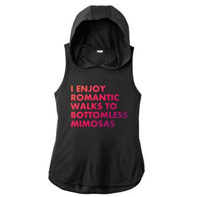 Bottomless Mimosas Rotic Walk Brunch Gift Ladies PosiCharge Tri-Blend Wicking Draft Hoodie Tank