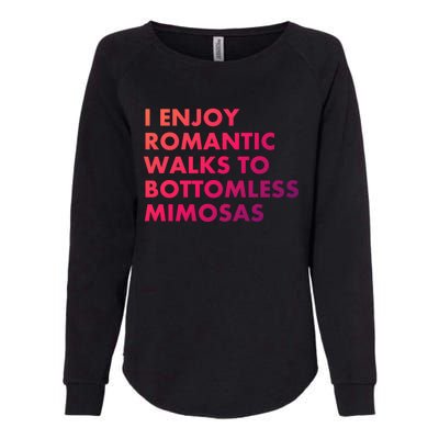 Bottomless Mimosas Rotic Walk Brunch Gift Womens California Wash Sweatshirt