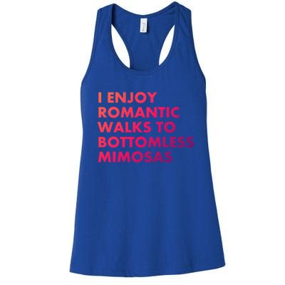 Bottomless Mimosas Rotic Walk Brunch Gift Women's Racerback Tank