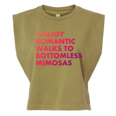 Bottomless Mimosas Rotic Walk Brunch Gift Garment-Dyed Women's Muscle Tee