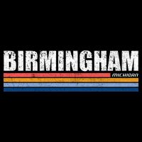 Birmingham Michigan Retro Cooling Performance Crew T-Shirt