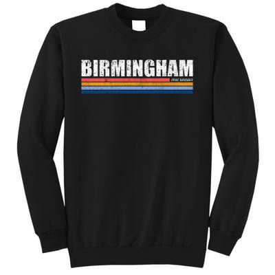 Birmingham Michigan Retro Sweatshirt