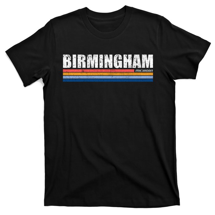 Birmingham Michigan Retro T-Shirt