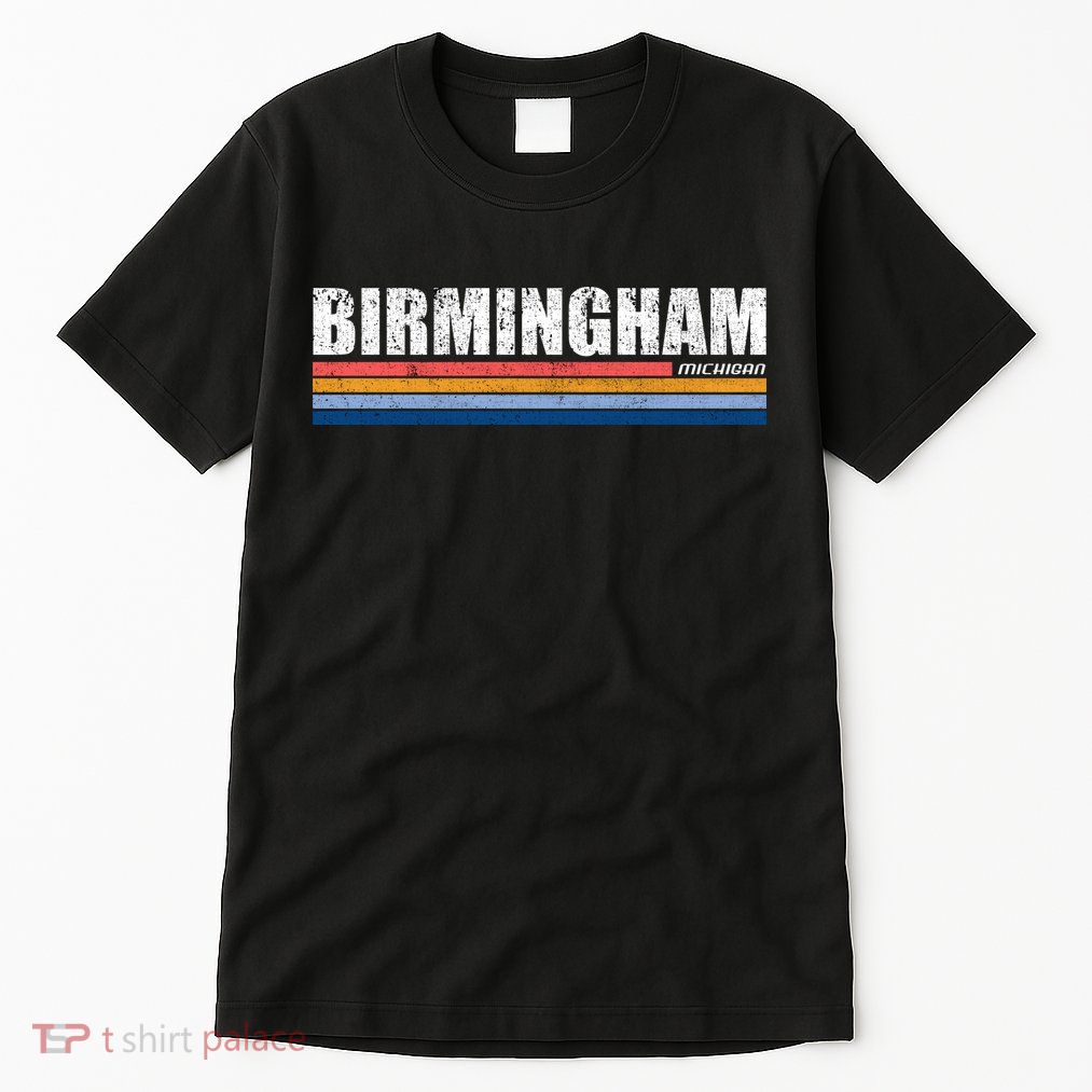 Birmingham Michigan Retro Tall T-Shirt