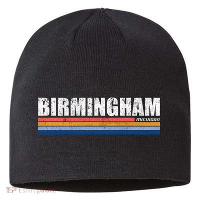 Birmingham Michigan Retro Sustainable Beanie